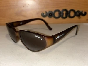 BOLLE ACRYLEX SUNGLASSES FRANCE 496 BROWN MIRROR GLASS - Picture 1 of 9