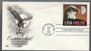 2122 $10.75 EXPRESS MAIL EAGLE FDC - ARTCRAFT A $50.00 VALUE - Picture 1 of 1