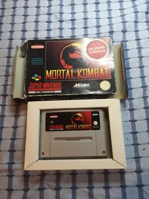  Mortal Kombat snes OVP  Cartridge - Bild 1 von 3