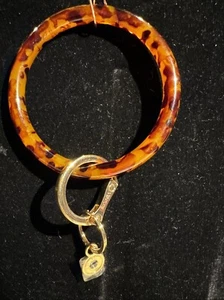 Oventure, Resin Big O Key Ring, The Original Bracelet Keychain - Tortoise - Picture 1 of 7