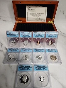 2020-S ANACS PR70 DCAM First Day of Issue Coin Set with Case - Picture 1 of 2