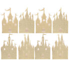  20 Pcs Paper Glitter Castle Sugar Box Bride Candy Gifts Stylish Container