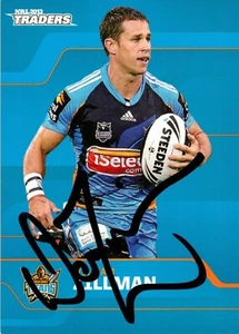 Signed 2013 Gold Coast Titans NRL ESP Traders Card - William Zillman - Picture 1 of 3
