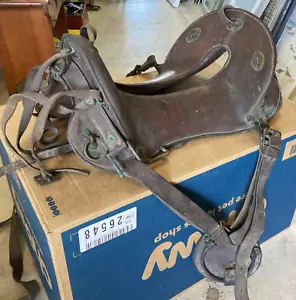 US Military 1918 McClellan Calvary Artillery Saddle 12” Seat - Picture 1 of 7