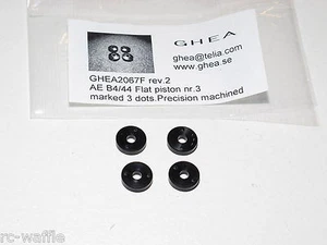 Pistones mecanizados GHEA 2067F Team Associated Flat Delrin (#3) (4) B4/B44/T4.1.2 - Imagen 1 de 1