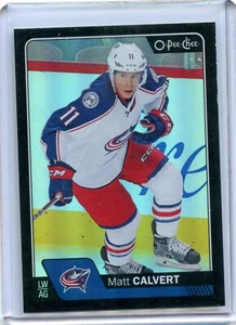 2016-17 O-Pee-Chee Rainbow Black #376 Matt Calvert 46/100 - Picture 1 of 2
