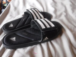 Adidas Flip Flop Slides Mens Size 11 pre Owned - Picture 1 of 6