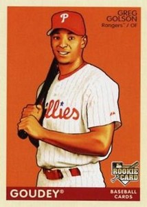2009 Upper Deck Goudey #156 Greg Golson RC Philadelphia Phillies