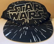 Disney Star Wars Kids Flat Black Galaxy Light Speed Snapback Cap
