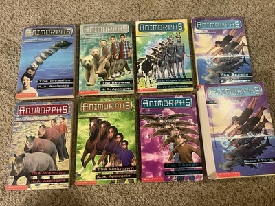 Lot of 7 Vintage Animorphs Books - Scholastic - K.A. Applegate — 第 1/4 张图片