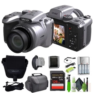 Minolta 20 Mega Pixels 40x Optical Zoom Digital Camera, 1080p FHD Video, Bundle - Picture 1 of 9