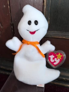 TY Beanie Baby - SPOOKY the Ghost -MWMTs - Picture 1 of 4