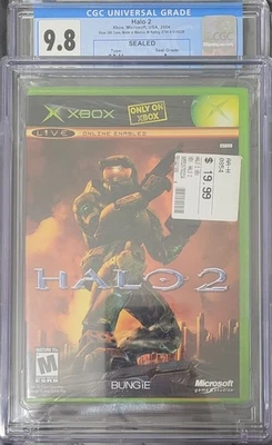 Halo 2 Black Label CGC 9.8 A+ Y-Fold Seal First Print Graded NIB Original Xbox - Image 1 of 4