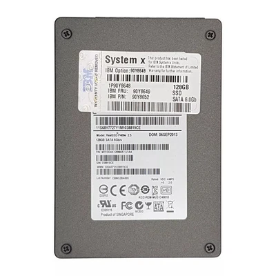 IBM (68Y7727) 128GB Read Intensive (SFF 2.5in) SATA-III 6G SSD (90Y8649) - Image 1 of 3