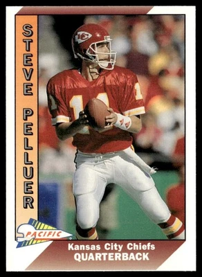 1991 Pacific Steve Pelluer Kansas City Chiefs #216 - Image 1 of 2