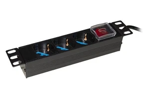 MULTIPRESA 3 PRESE ITA/SCHUKO PER ARMADI 10" CON CAVO SPINA ITALIANA E INTERRUTT - Foto 1 di 1
