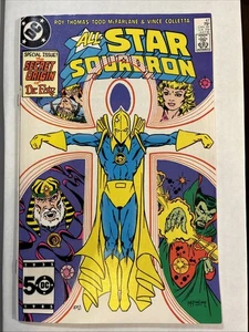 ALL STAR SQUADRON #47 *¡Libro de llaves!* (VF+/NM-) *¡Súper brillante y brillante!* ¡Pgs blancas! - Imagen 1 de 12