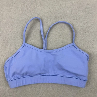Lululemon Sports Bra Womens Small Purple Flow Y Light Support Yoga Workout S * - Image 1 of 4