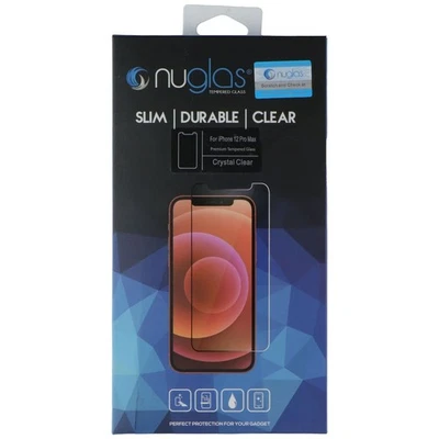 Nuglas Crystal Clear Tempered Glass for Apple iPhone 12 Pro Max - Clear - Image 1 of 2