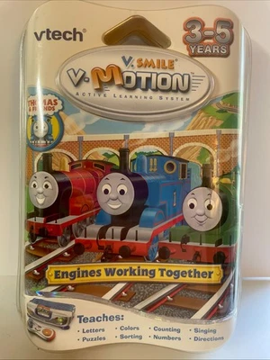 V Tech V.Smile Motion Learning System Thomas Engines Working Together Game 2008 - Image 1 of 4