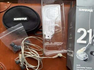 Shure SE215 In-Ear Headphones - Clear - Picture 1 of 5