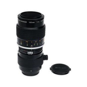 Nikon Nikkor 105mm F4 Micro AI Manual Focus Close Up Prime F Objektiv mit PN-11 - Bild 1 von 5