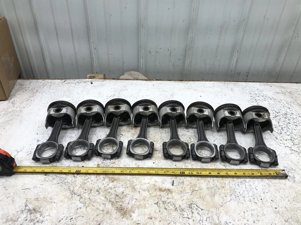 Yamaha Sterndrive 5.7 L 350 V8 GM Barco Marino Motor varillas y pistones Foto 1 de 4