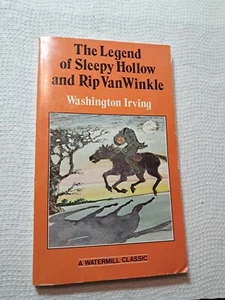 Washington Irving Legend of Sleepy Hollow-Rip Van Winkle vintage Watermill pb 80 - Imagen 1 de 3