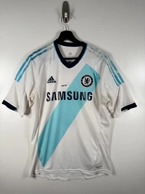 Camiseta de fútbol blanca Adidas para hombre Chelsea FC 2012-13 Frank Lampard #8 talla M 21x29,5 Foto 1 de 4