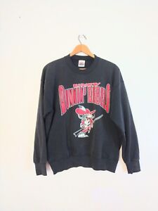 Vintage 90sUNLV Running Rebels Johnny Reb Mascot Size XL Nutmeg USA Sweatshirt