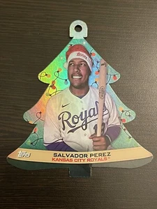 Salvador Perez Ornament - 2022 Topps Holiday Baseball #WHO-SP Kansas City Royals - Picture 1 of 2