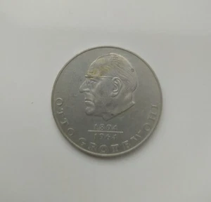 20 MARCHI GERMANIA DDR GROTEWCHL 1973 moneta tedesca - Picture 1 of 3