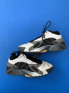 adidas Herren Leder Streetball Schuhe weiß/grau Gr. 12 - Bild 1 von 6