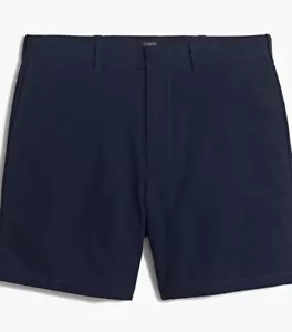 J. Crew Tech Short Herren Größe 34 marineblau 7" Schrittlänge Chino Golf Performance neu - Bild 1 von 17