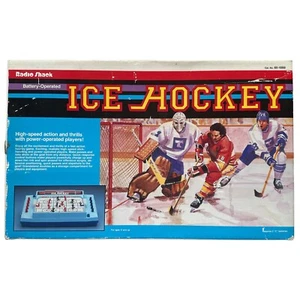 Vintage 1988 RADIO SHACK Battery Powered Ice Hockey COMPLETE TESTED - Picture 1 of 10