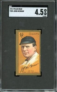 1911 T205 John McGraw - New York Giants - HOF - SGC 4.5 VG-EX+ - Picture 1 of 2