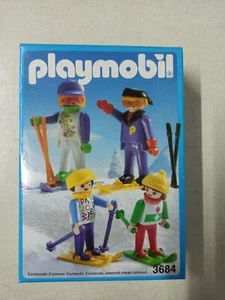 4 FIGURAS DE NIEVE - PLAYMOBIL 3684 - 1991 Geobra - Imagen 1 de 6