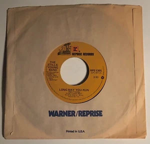 Stephen Stills, Neil Young Band / Long May You Run / 1976 Reprise 45 / NM - Picture 1 of 5