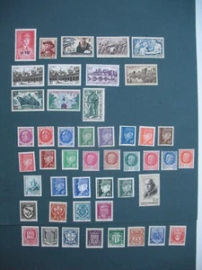 France 1941 -1942  N° 494 à 537  neuf*/**   C: 63 €  à voir dont qq aminci - Picture 1 of 2