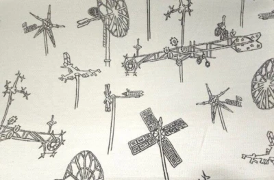 Parasol - Whirlgig / Color Blancanieves - 2,5 yardas Foto 1 de 2