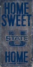 Utah State Aggies - Home Sweet Home -6" x 12"  Sign