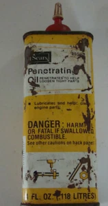 Vintage Sears Penetrating Oil Tin 4 oz  No UPC - Picture 1 of 2