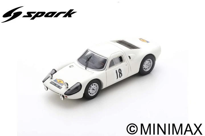 Modellino auto scala 1:43 Spark model PORSCHE 904 GTS RALLYE DES ROUTES DU NORD - Immagine 1 di 1