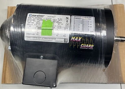 Marathon Black Max Electric Motor JVH56H17T5301BP 1/2hp 1735rpm 3phase - Image 1 of 4