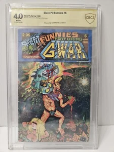 CBCS 4.0 Slave Pit Funnies #6 Feat Gwar 3x Signed Sleazy Martini, Beefcake + - Picture 1 of 4