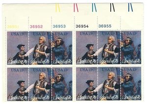 Scott #1629/31...13 Cent...Spirit of '76...Plate Block of 12 Stamps - Picture 1 of 1