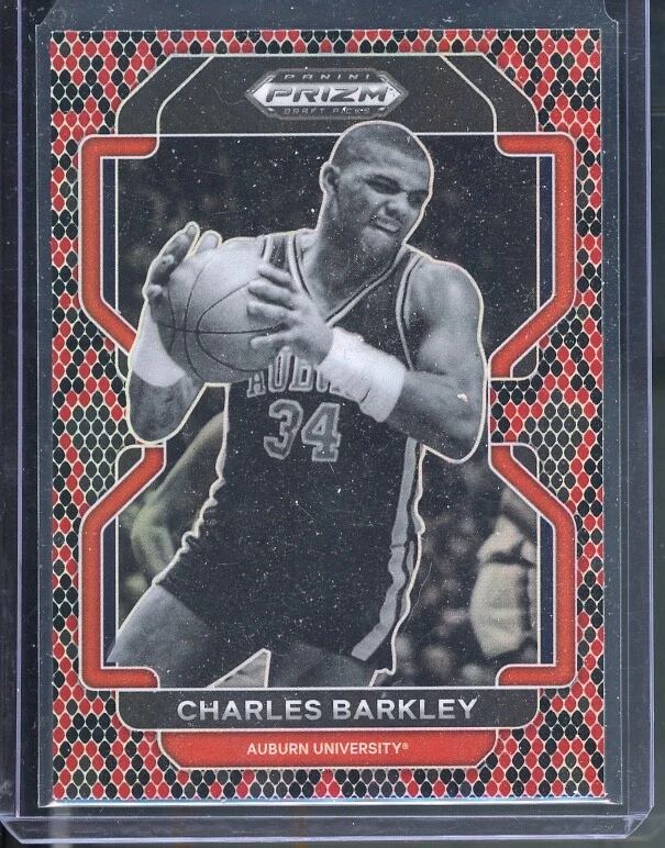 Charles Barkley 2022-23 Panini Prizm Selecciones del draft DP VENOM Piel de serpiente SP SSP Foto 1 de 2