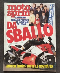 MOTOSPRINT 49/1984 KAWASAKI GPZ 600 R APRILIA TUAREG 250 CASCHI D'ORO - Foto 1 di 9