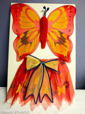 Ala y falda mariposa niño 2 piezas coloridas surtidas alas y falda con cable transparente sistema operativo Foto 1 de 4