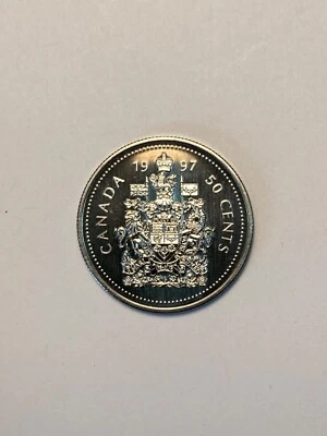 1997 Canada 50 Cents Coin - Queen Elizabeth II - Image 1 of 2